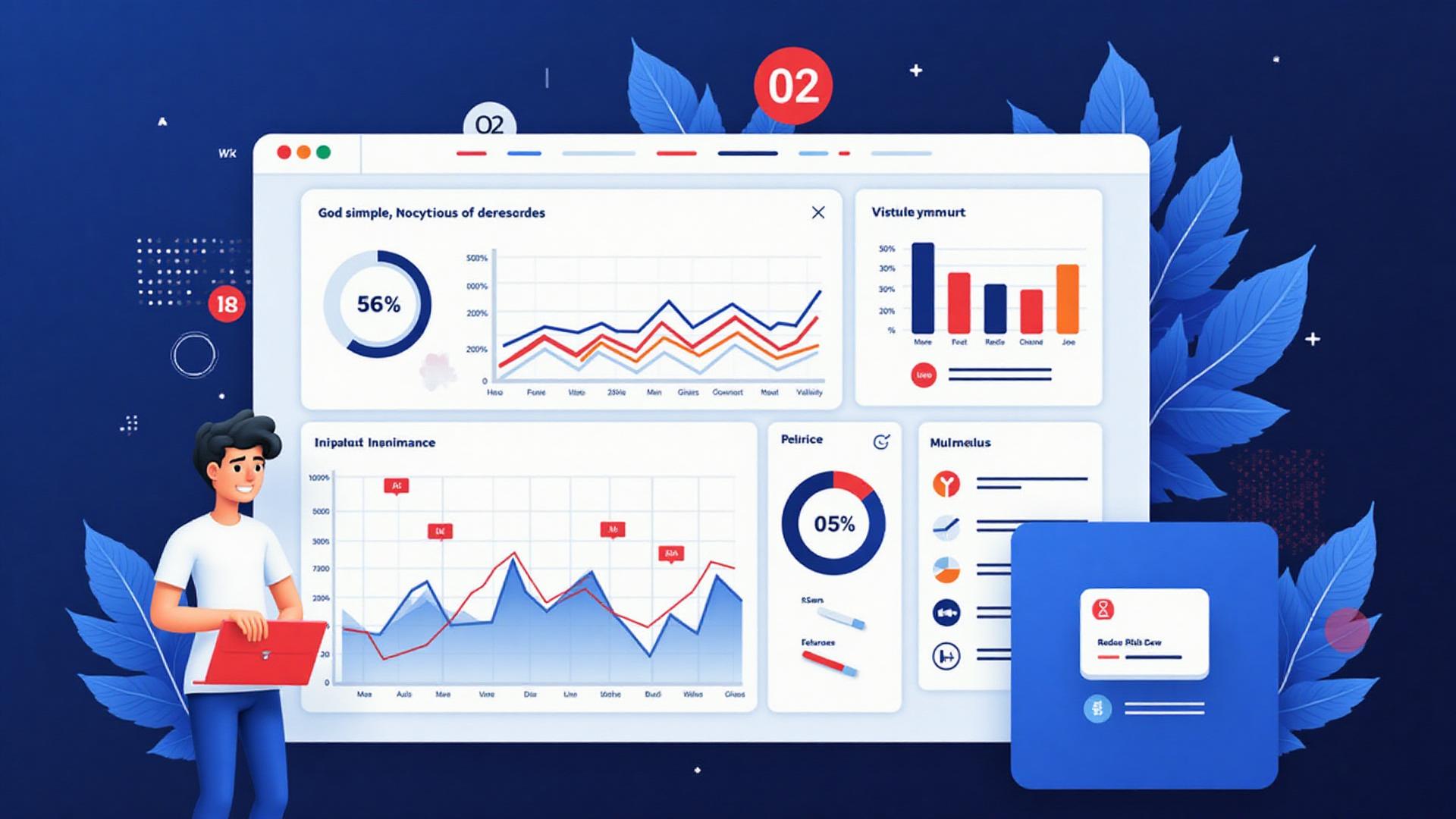 Dashboard Betelytics mostrando análise de visibilidade em IA
